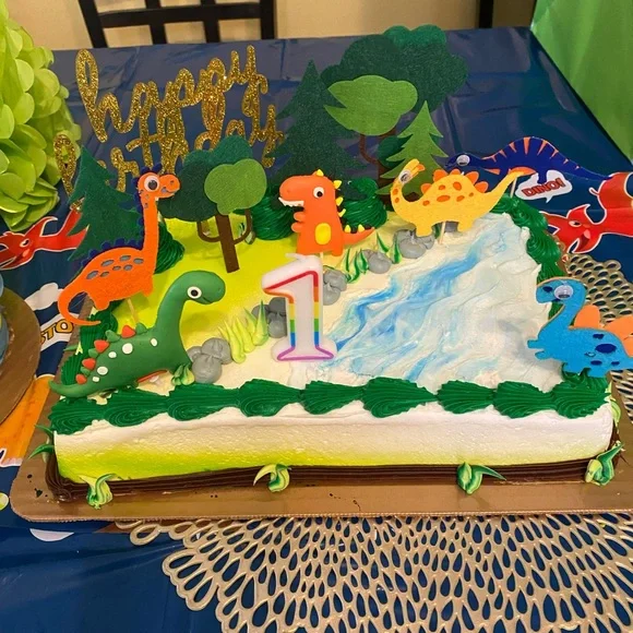 🦖 Dinosaur First Year Birthday Supplies - Picture 3 of 14